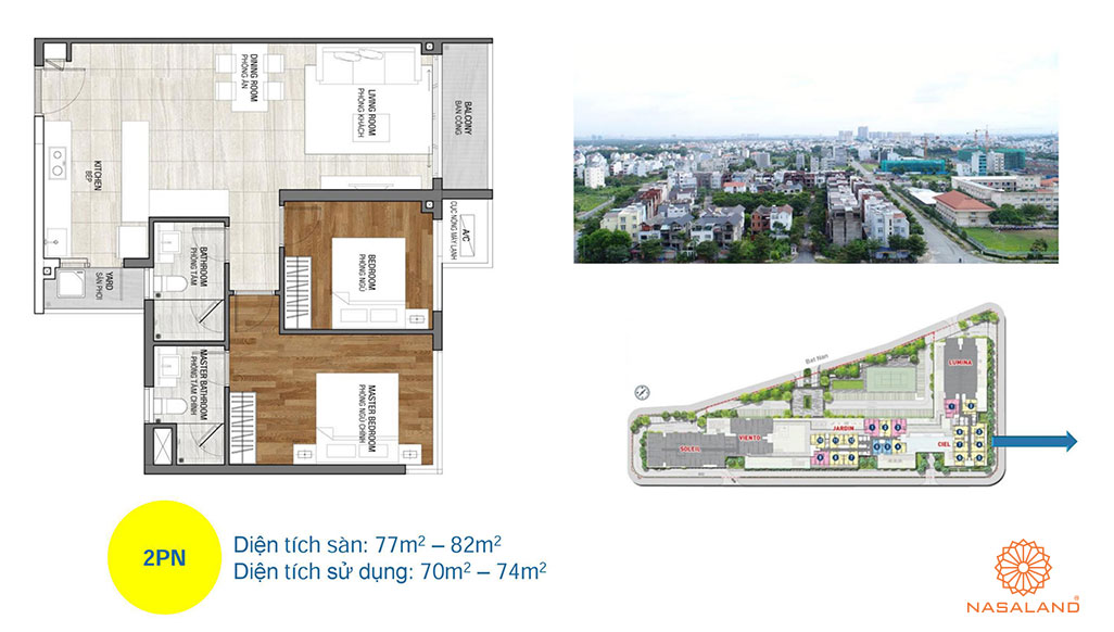 thiet ke can ho 2Pn one verandah