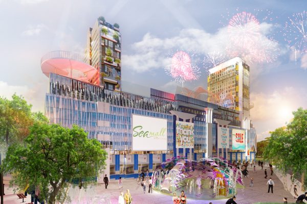 phối cảnh dự án seamall bình châu