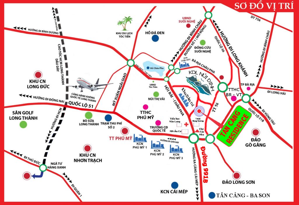 vị trí tân cảng residence