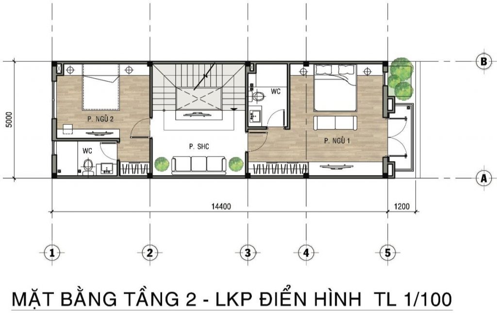 mặt bằng shophouse dự án tiến lộc garden