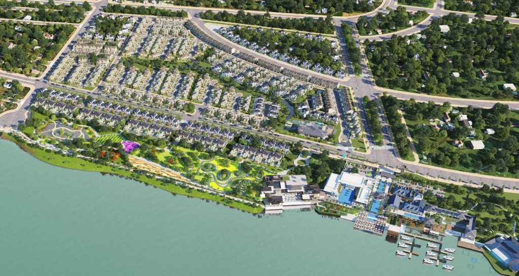 phối cảnh dự án swan bay đại phước