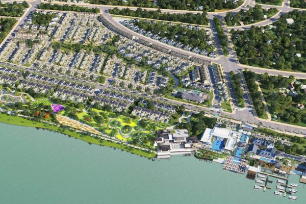 phối cảnh dự án swan bay đại phước