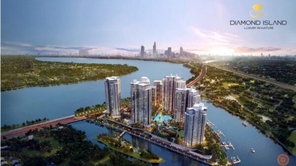 Phối cảnh tổng thể dự án Diamond Island