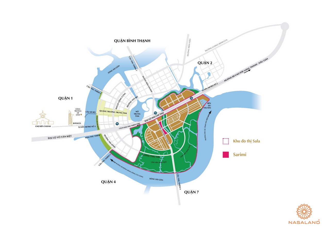 Vị trí tổng thể Sarimi