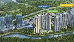 Phối cảnh tổng thể dự án khu đô thị Palm City quận 2 - Tiện ích Palm City