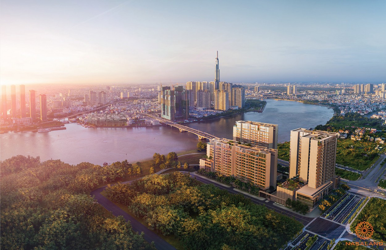 Hình ảnh phối cảnh dự án căn hộ The River Thủ Thiêm của Chủ đầu tư CII