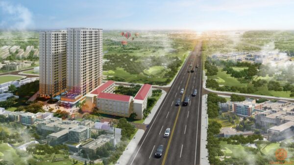 Phối cảnh tổng thể dự án căn hộ Bcons Green View