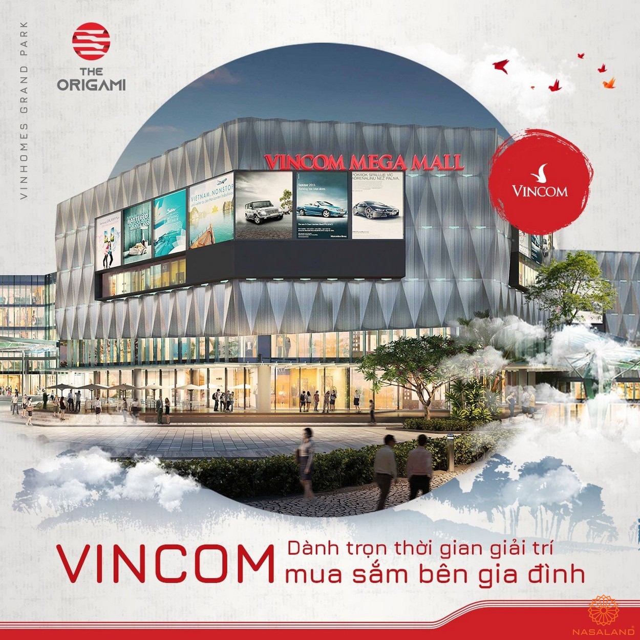 Phối cảnh tiện ích TTTM Vincom Mega Mall Vinhomes quận 9