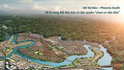 Phối cảnh tổng thể dự án biệt thự Aqua City Đảo Phượng Hoàng Đồng Nai