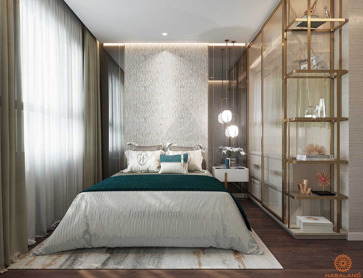 Thiết kế dự án căn hộ Opal Cityview Bình Dương - phòng ngủ