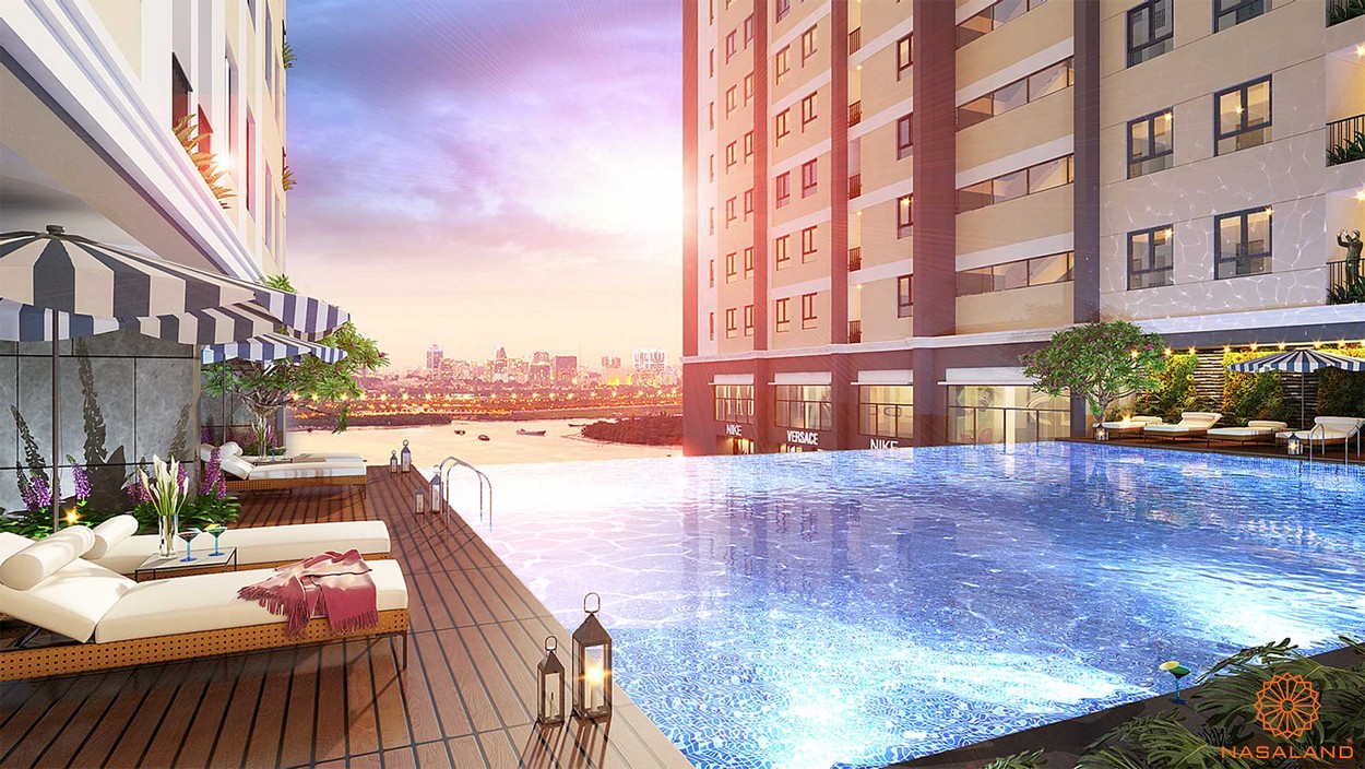 Tiện ích hồ bơi dự án căn hộ Saigon Intela