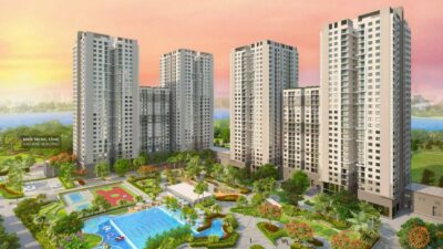 Phối cảnh dự án căn hộ chung cư Saigon South Residence Nhà Bè