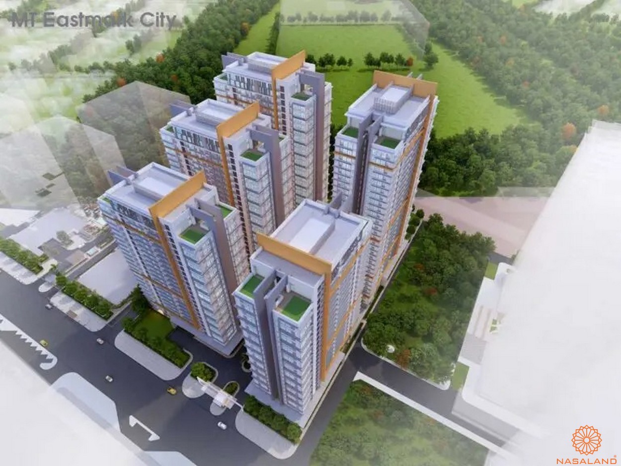 Phối cảnh tổng thể dự án căn hộ MT Eastmark City Thủ Đức