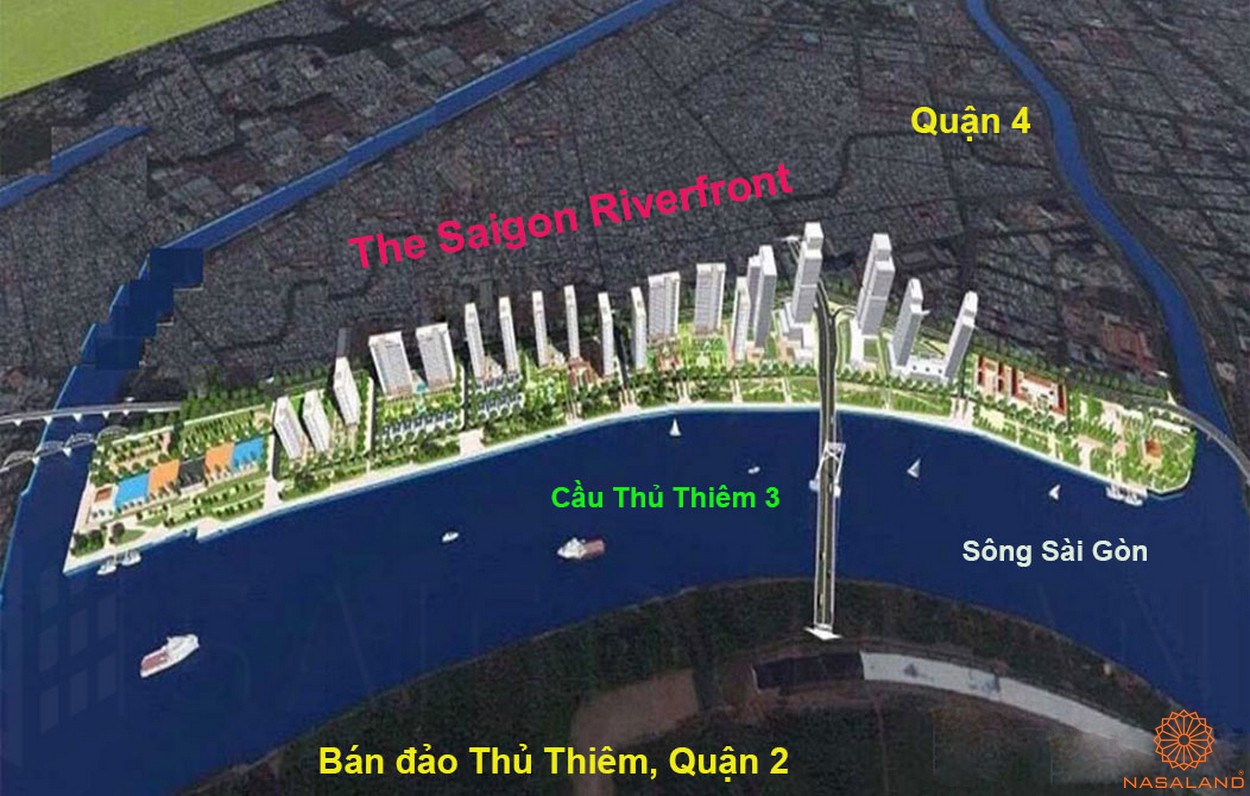 Mặt bằng tổng thể dự án The Saigon Riverfront quận 4