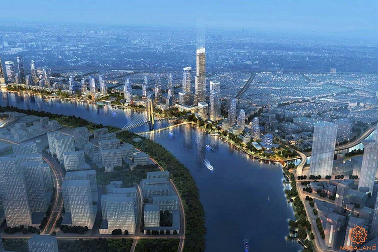 Toàn cảnh khu dự án The Saigon Riverfront quận 4