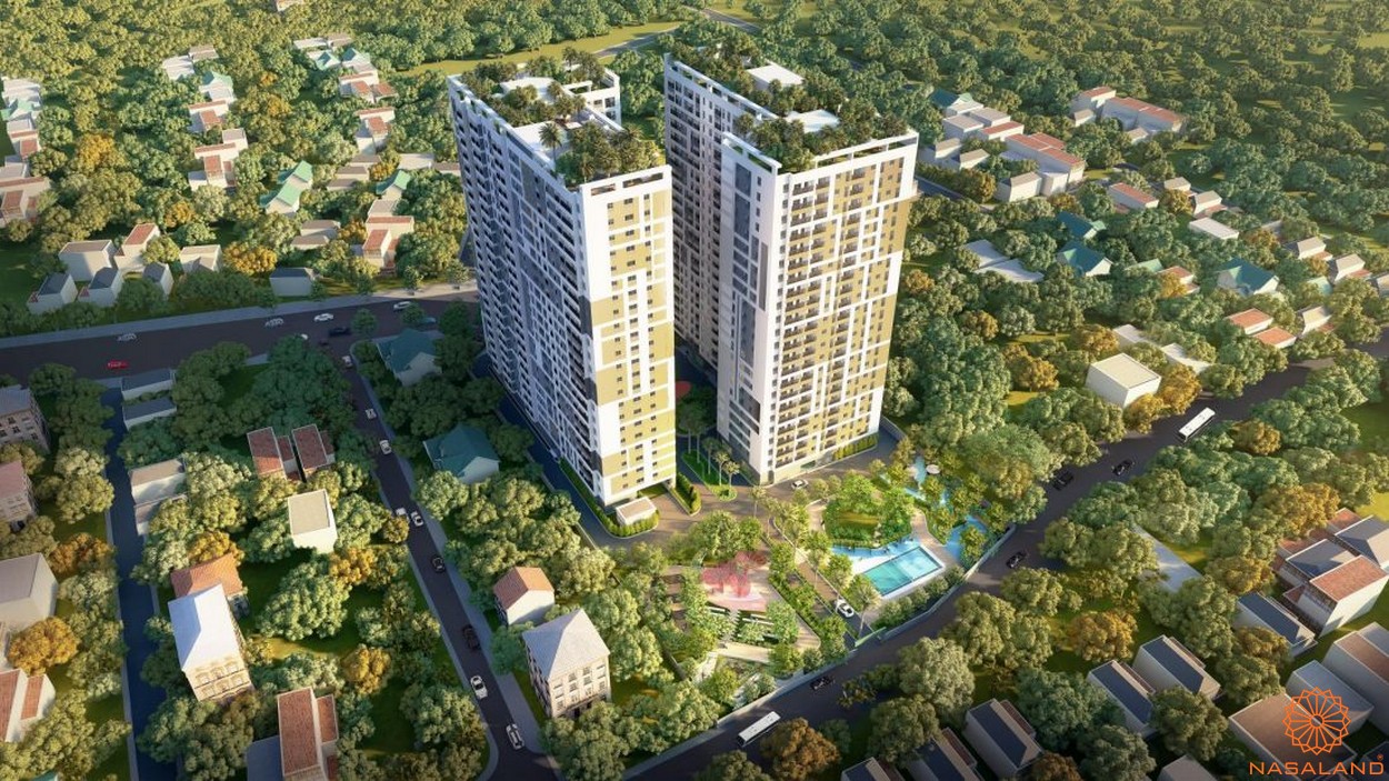 Phối cảnh dự án căn hộ Iris Tower Thuận An