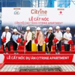 Nghi lễ cất nóc diễn ra tại dự án Citrine Apartment