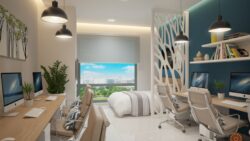 Căn hộ Officetel là mô hình kết hợp giữa nhà ở tiện nghi và văn phòng hiện đại