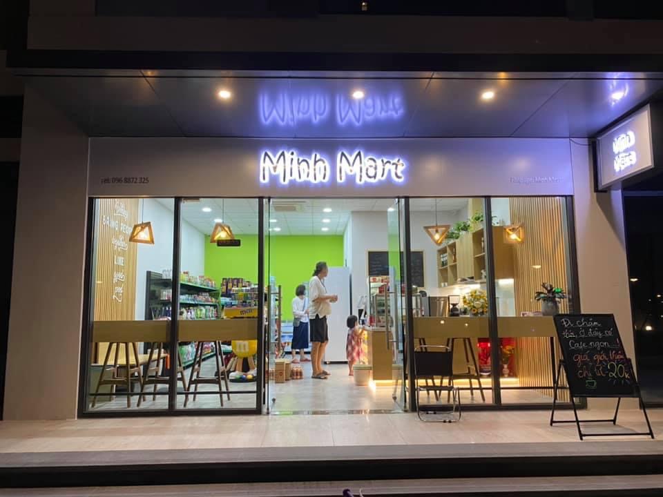 Tiệm cà phê kết hợp cửa hàng tiện lợi Minh Mart