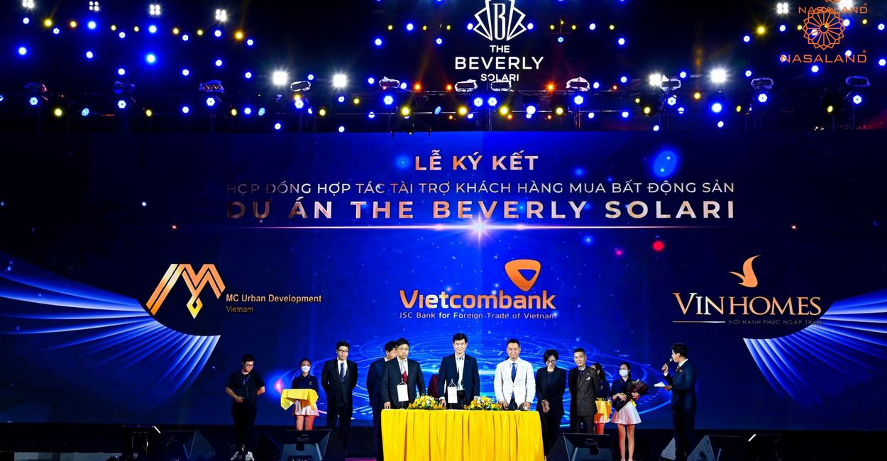 Vietcombank là một trong những ngân hàng cho vay mua The Beverly Solari