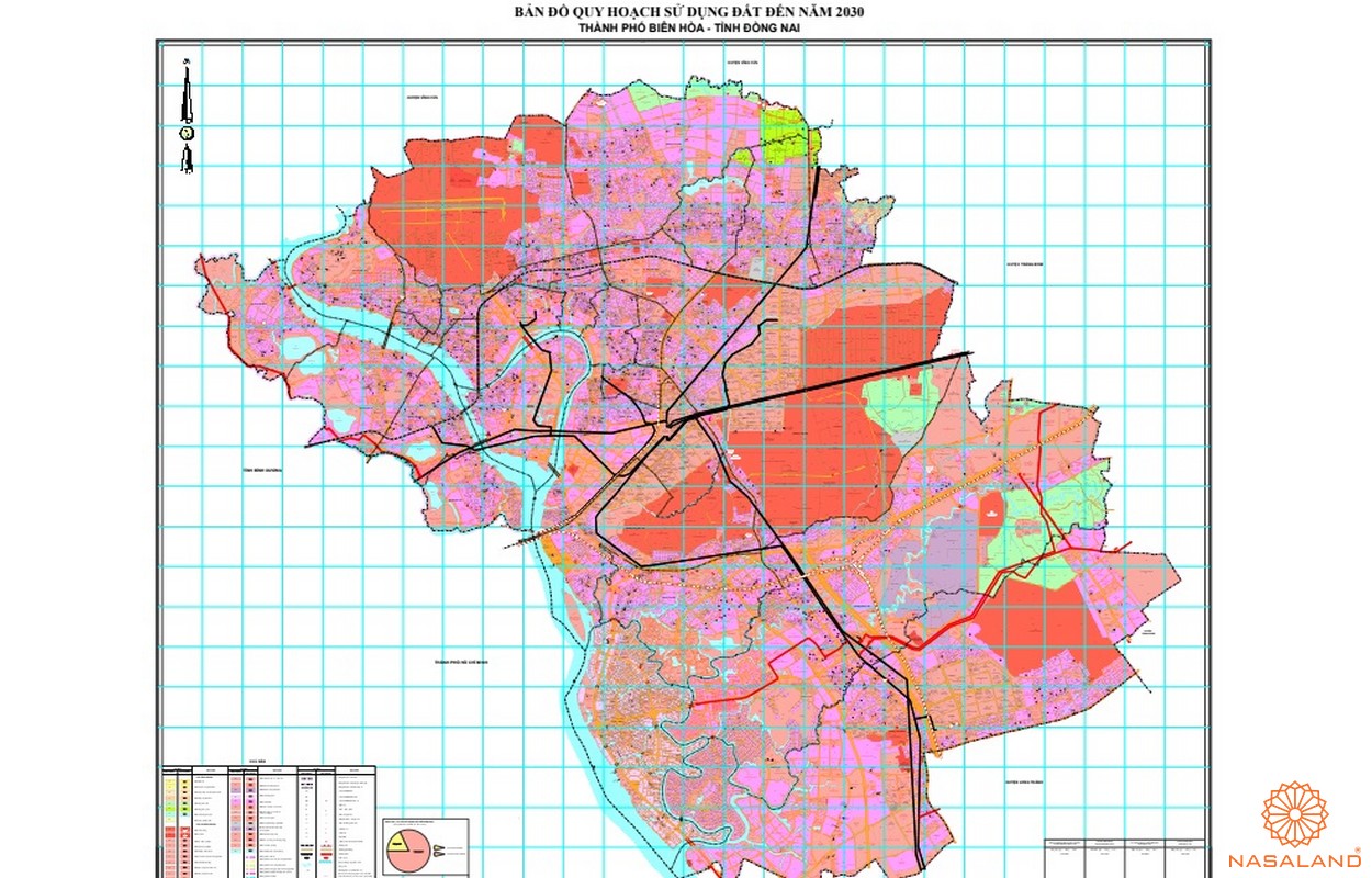 Bản đồ quy hoạch sử dụng đất thành phố Biên Hòa