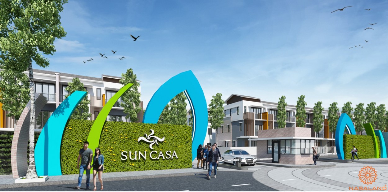 Phối cảnh dự án Sun Casa Central Bình Dương