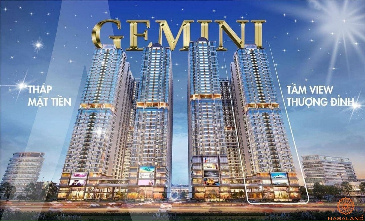 Phối cảnh dự án căn hộ The Gemini Bình Dương