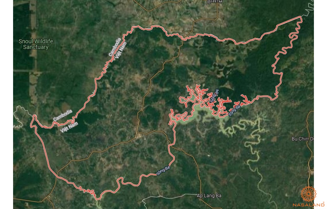 Quy hoạch sử dụng đất huyện Bù Đốp - Bản đồ vệ tinh huyện Bù Đốp