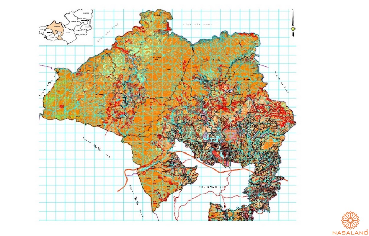 Bản đồ quy hoạch sử dụng đất Huyện Bảo Lâm