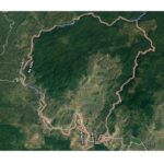 Huyện Cát Tiên với góc chụp từ vệ tinh