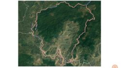 Huyện Cát Tiên với góc chụp từ vệ tinh