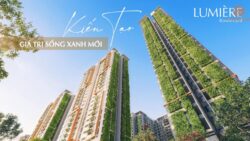 Không gian sống xanh bên trong tiện ích Lumiere Boulevard