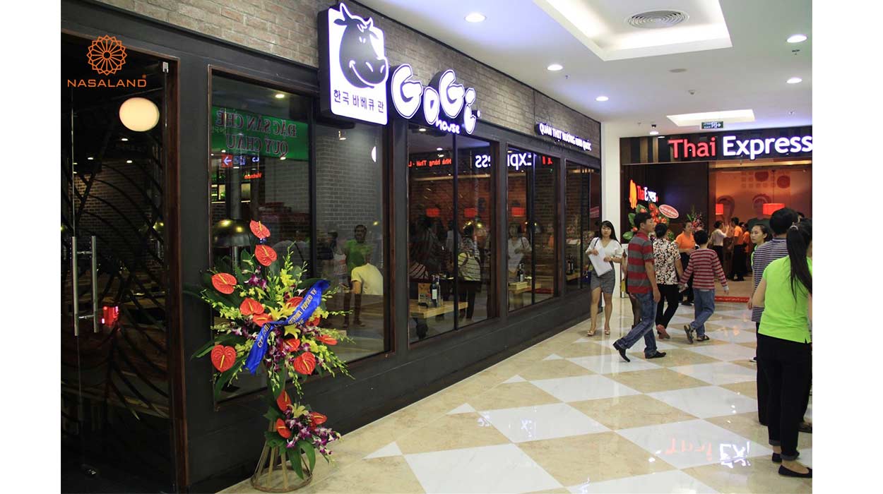 Trung tâm thương mại Vincom hội tụ nhiều cửa hàng ăn uống