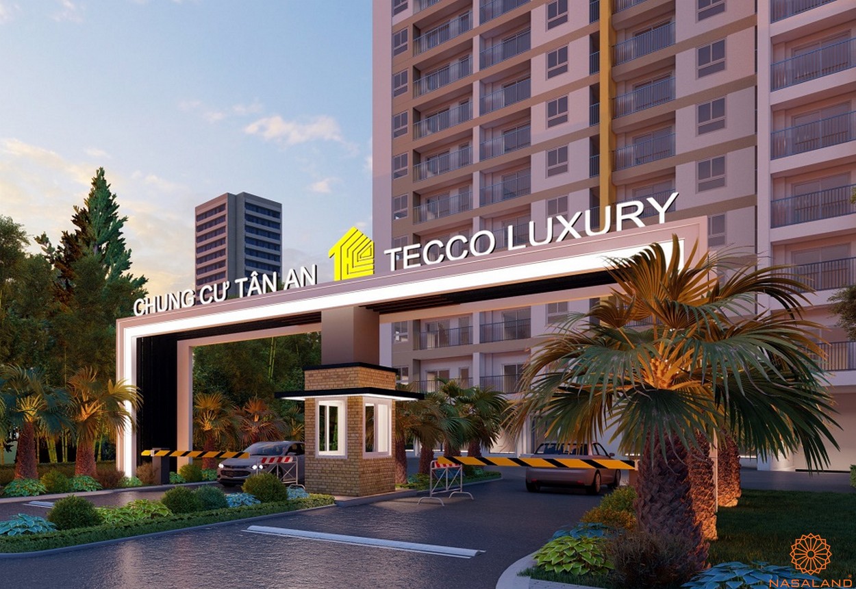 Lối vào dự án Tecco Luxury Bình Dương