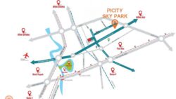 Vị trí Picity Sky Park Dĩ An mang tính tâm điểm trên toàn khu vực