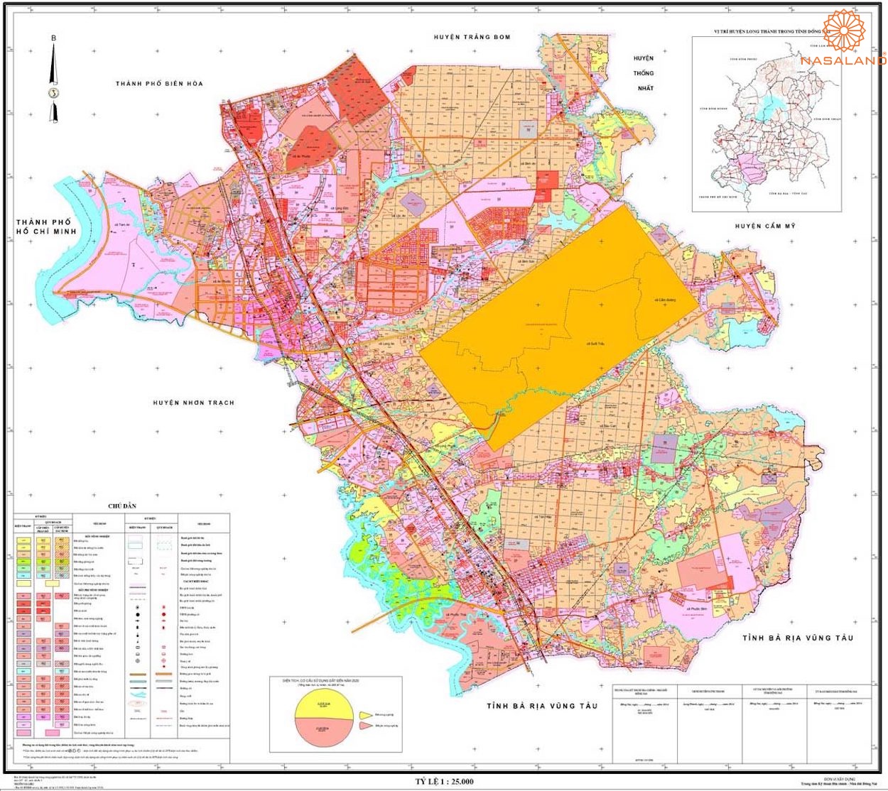 Bản đồ quy hoạch Huyện Long Thành