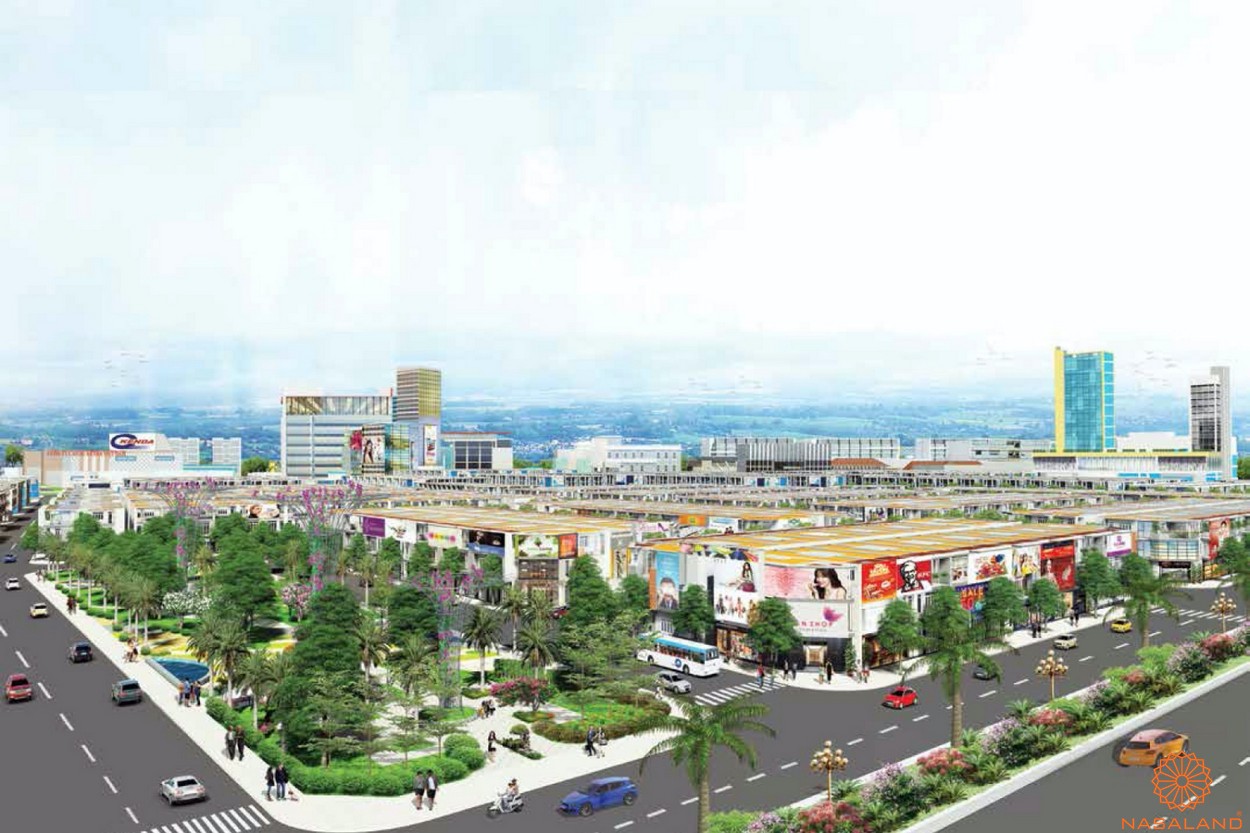 Khu thương mại tổng hợp tại dự án đất nền Golden Center City 3