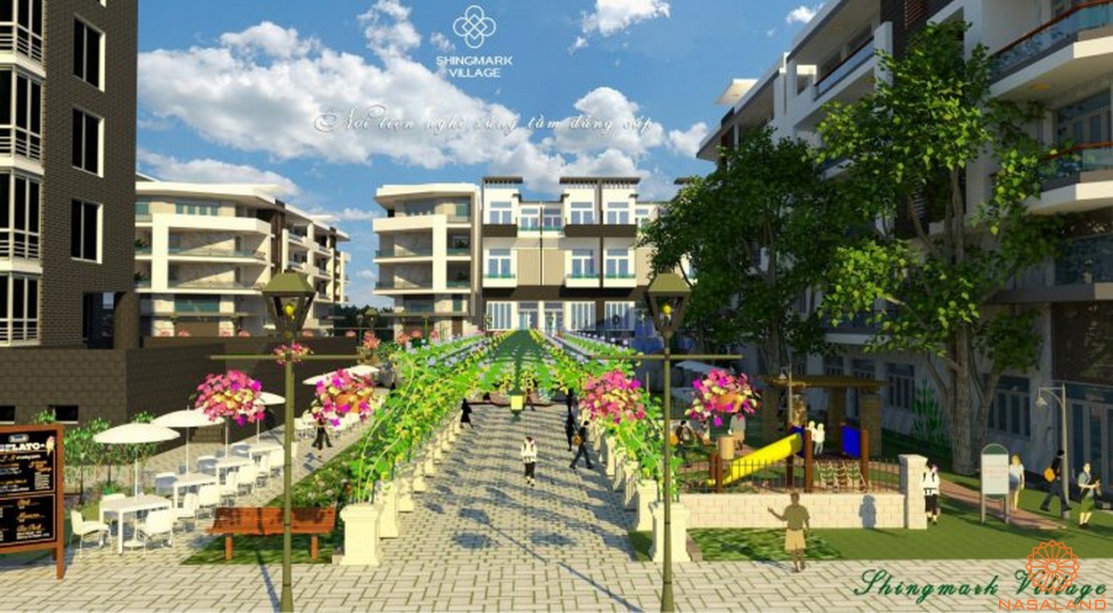 Thiết kế hiện đại tại dự án đất nền Shingmark Village Đồng Nai