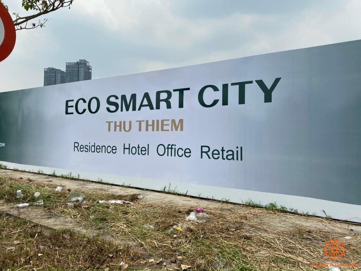 Hình ảnh đang xây dựng của dự án Eco Smart City