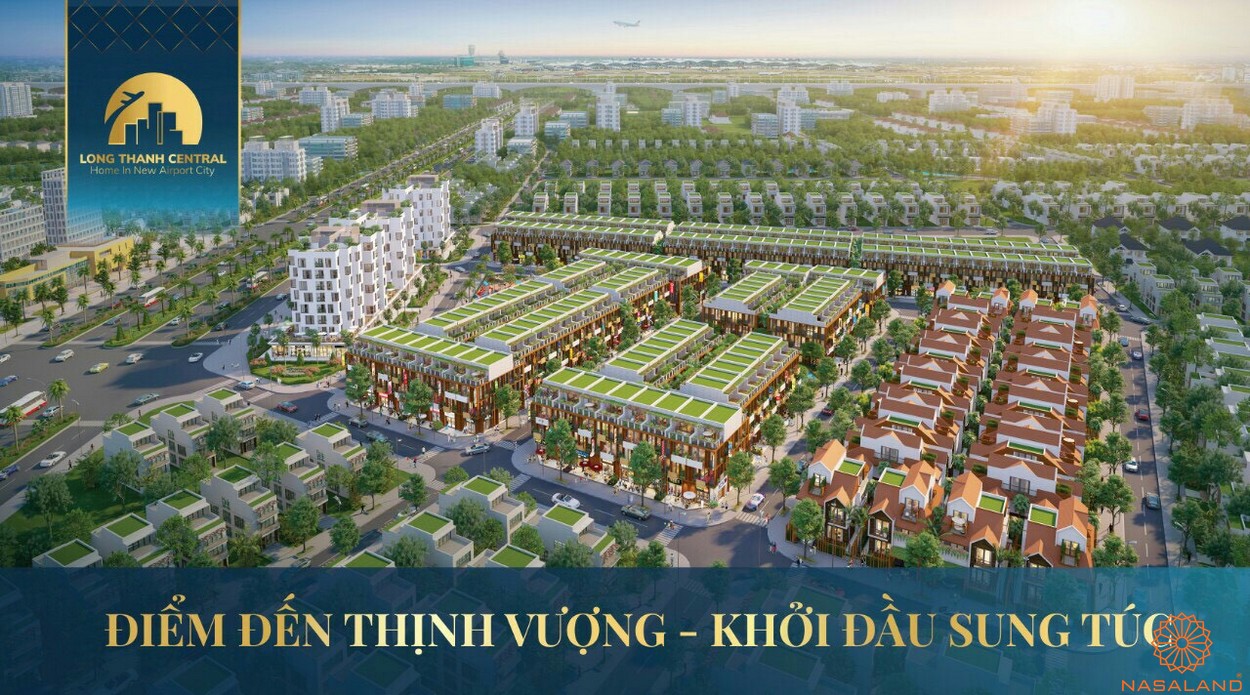 Phối cảnh dự án Khu đô thị Central Mall Long Thành