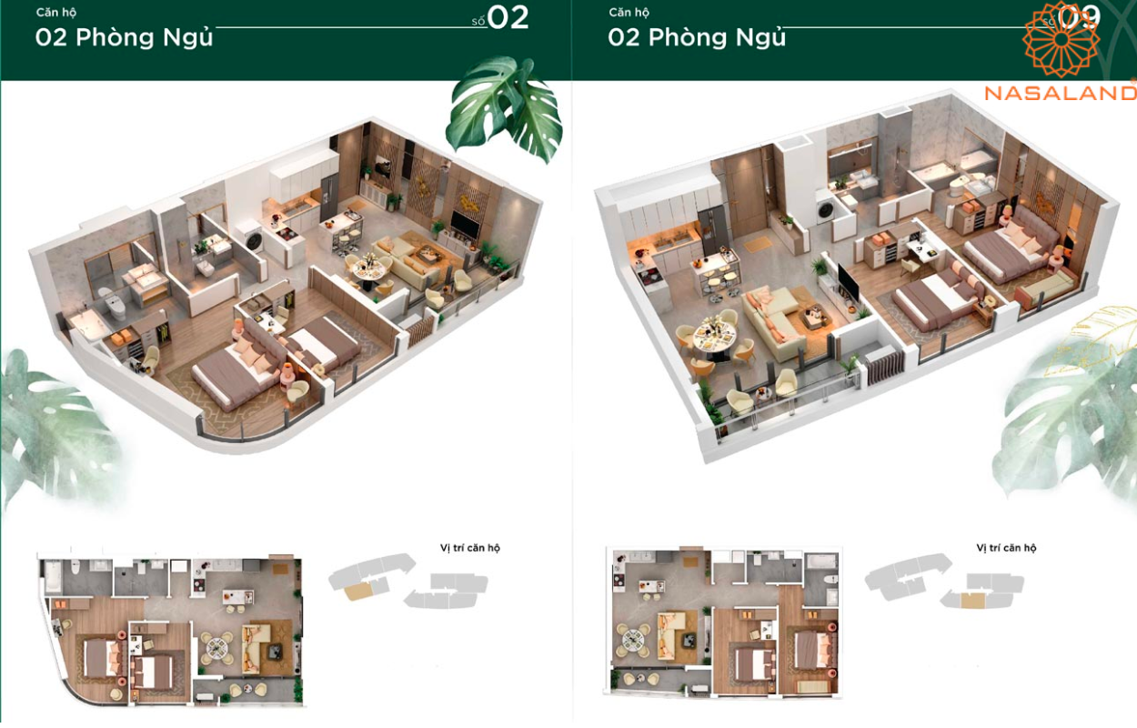 Thiết kế chi tiết căn hộ 3PN Thảo Điền Green - Nhà mẫu Thảo Điền Green