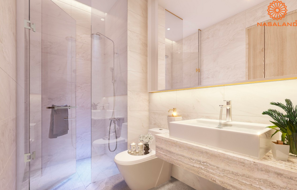 Thiết kế nhà vệ sinh nhà mẫu Thảo Điền Green loại 1 Phòng ngủ