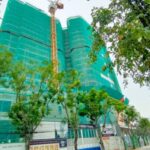 Hiện tại, tiến độ Thảo Điền Green đã hoàn thiện đến tầng 18