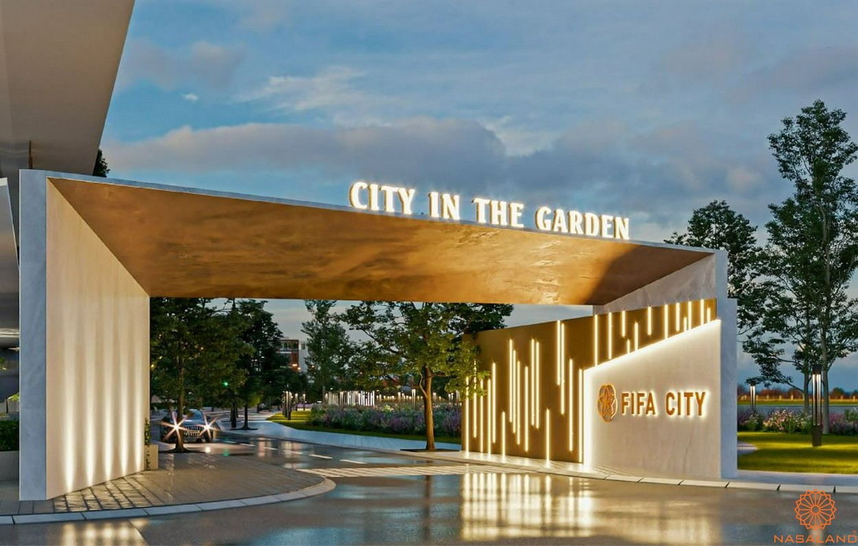 Cổng vào dự án Fifa City