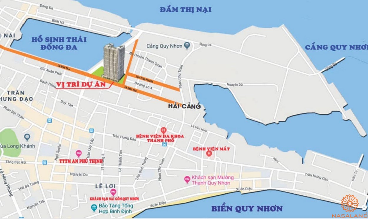 Vị trí tâm điểm của khu Phú Tài Residence Quy Nhơn