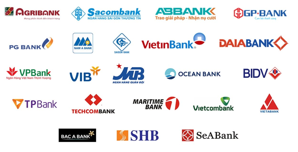 Một số ngân hàng trên thị trường Việt Nam