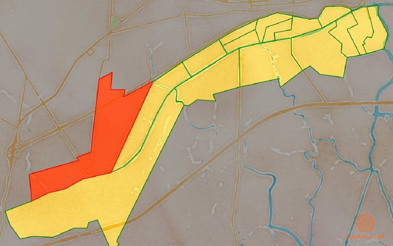 Quy hoạch sử dụng đất Phường 16 Quận 8 thể hiện trên bản đồ quy hoạch phân khu tỷ lệ 1/2000 của TP. HCM