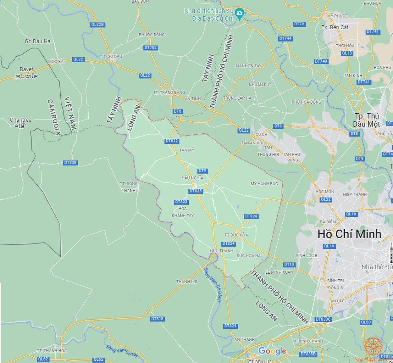 Bản đồ quy hoạch Huyện Đức Hòa