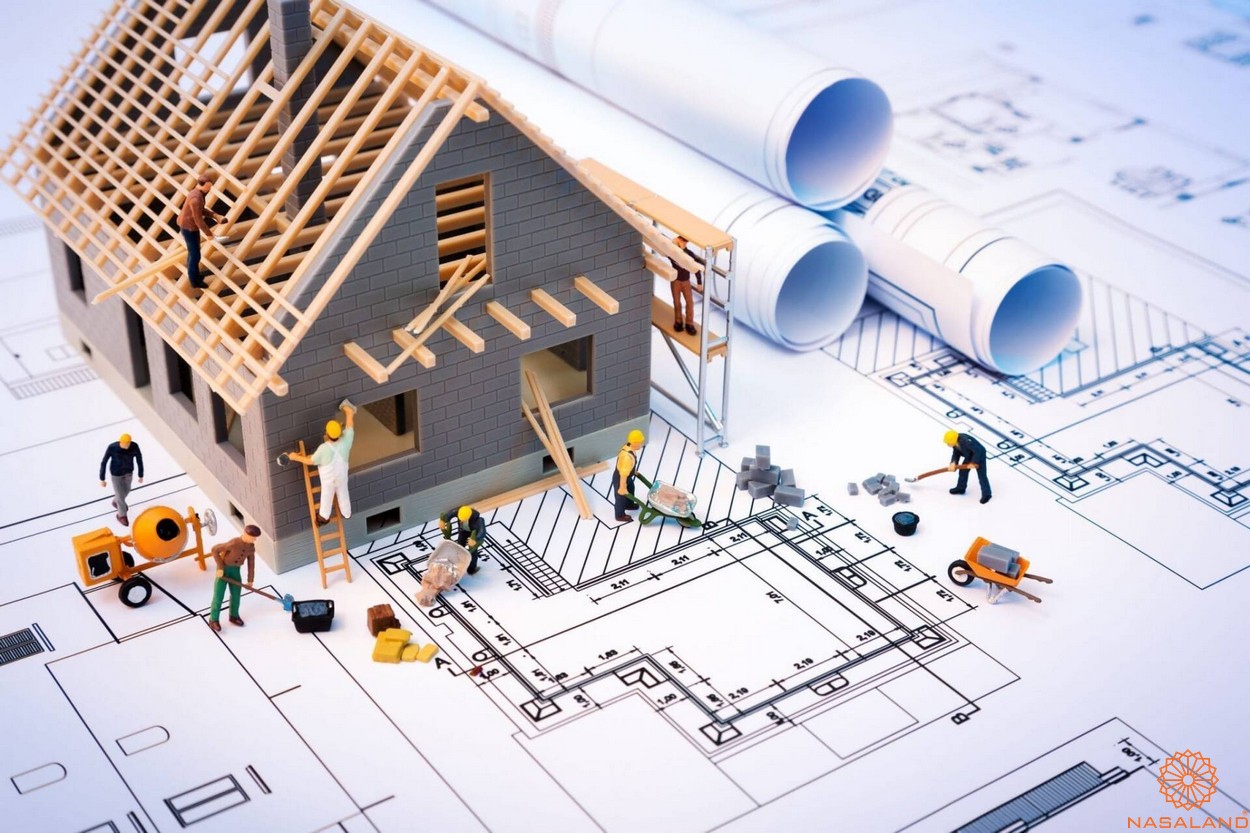 Xây dựng nhà ở sẽ gồm 6 bước cơ bản