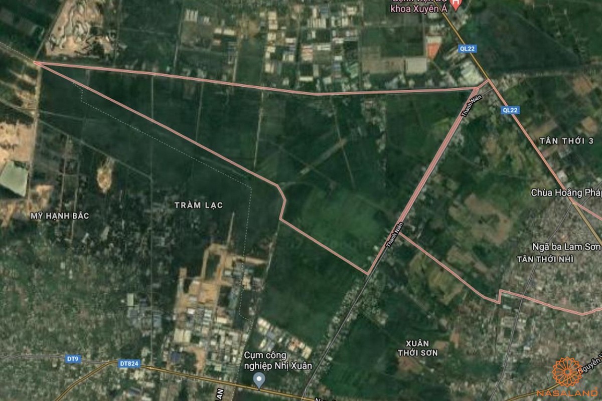 Quy hoạch sử dụng đất xã Tân Thới Nhì thể hiện trên bản đồ quy hoạch phân khu tỷ lệ 1/2000 của TP. HCM 